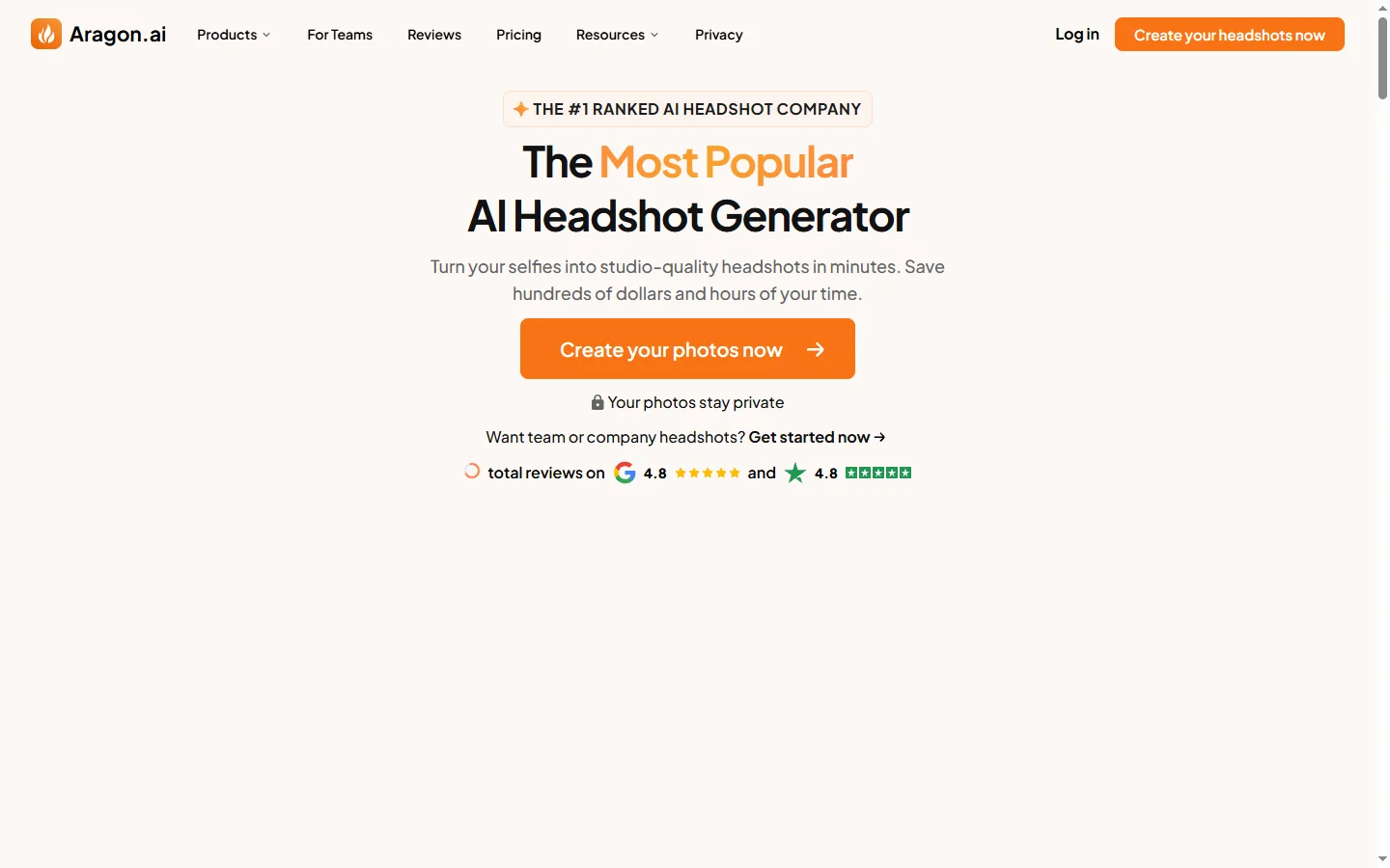 Aragon AI screenshot