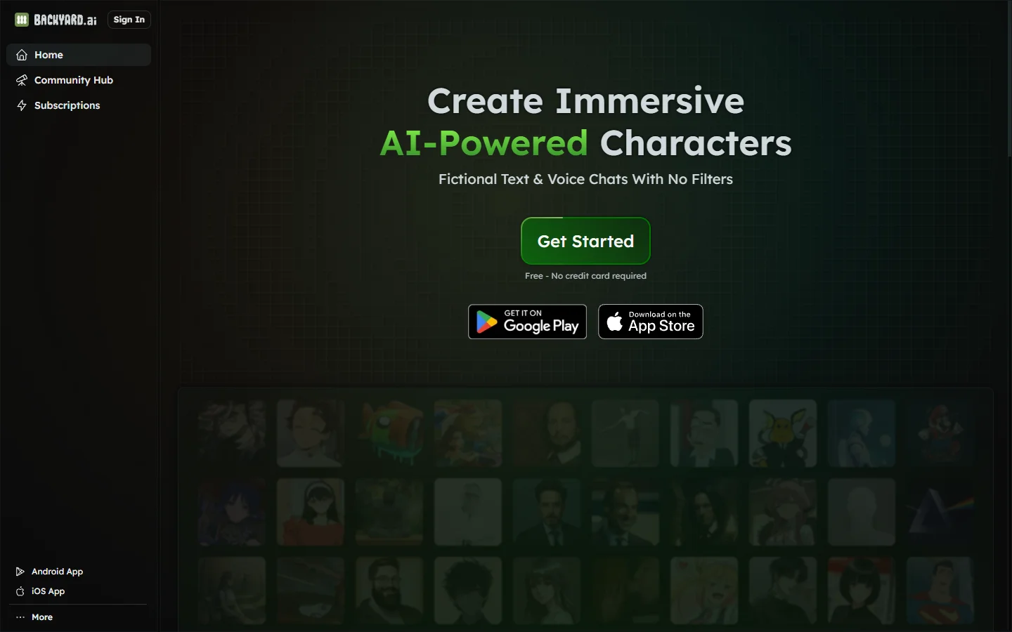 Backyard AI screenshot