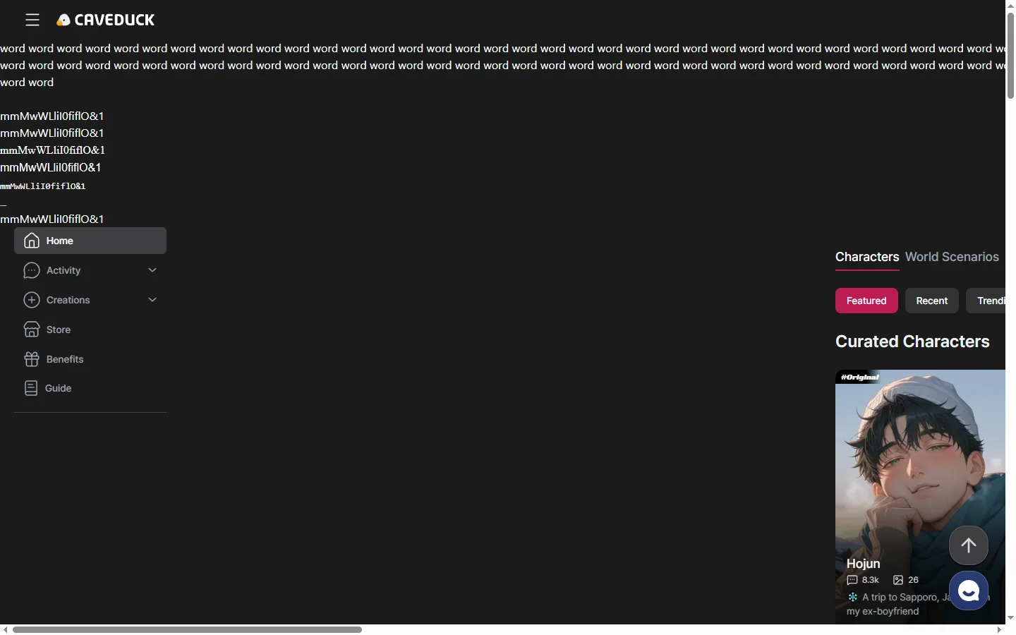 Caveduck AI screenshot