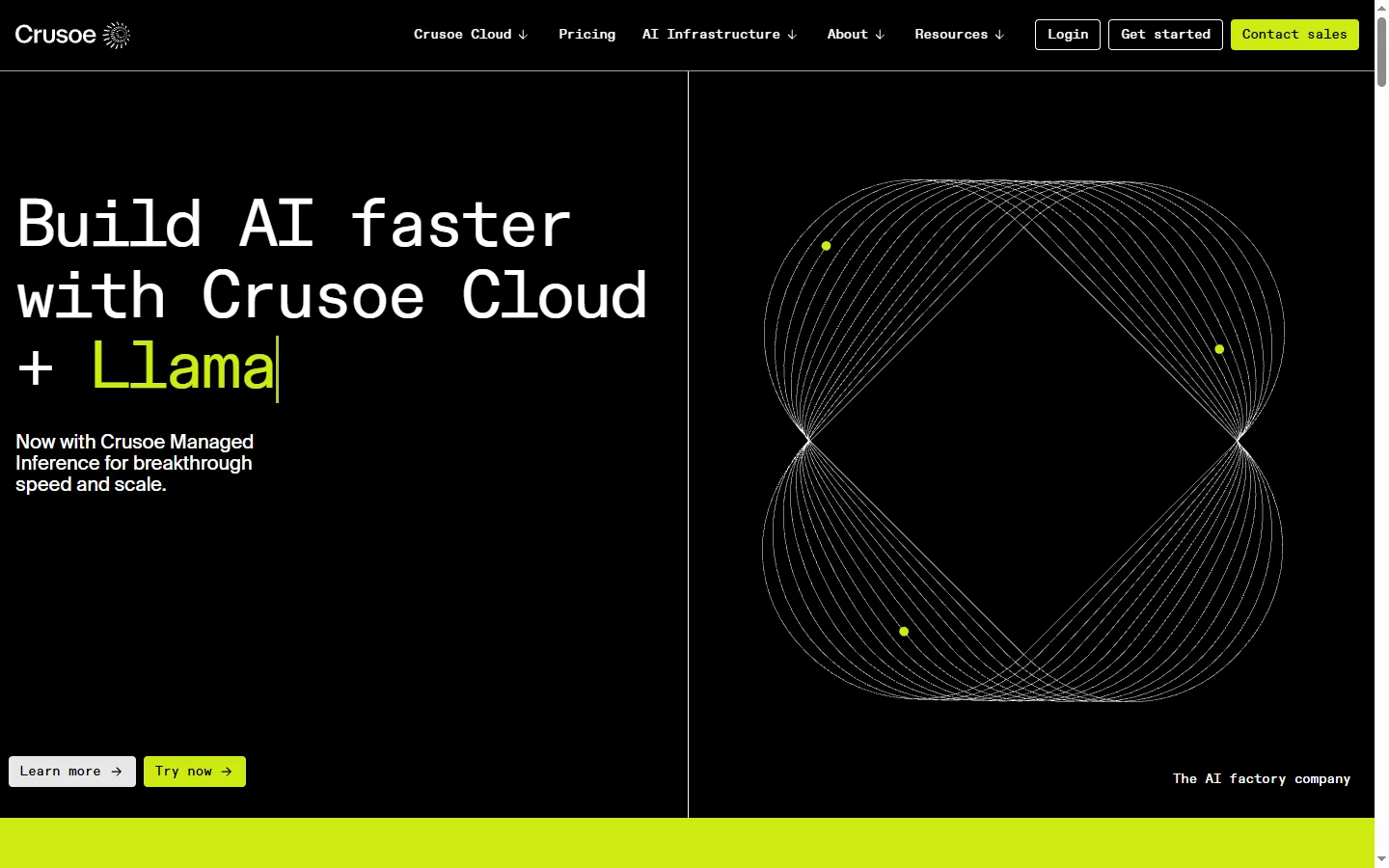 Crusoe AI screenshot