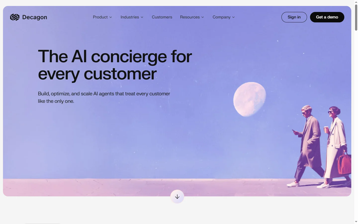 Decagon AI screenshot