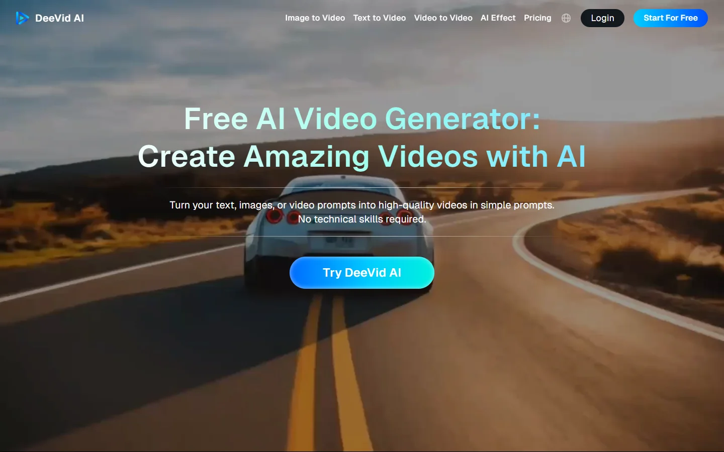 Deevid AI screenshot