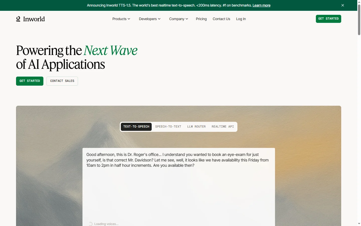 Inworld AI screenshot