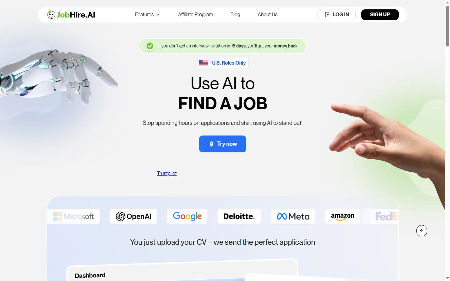 JobHire AI screenshot