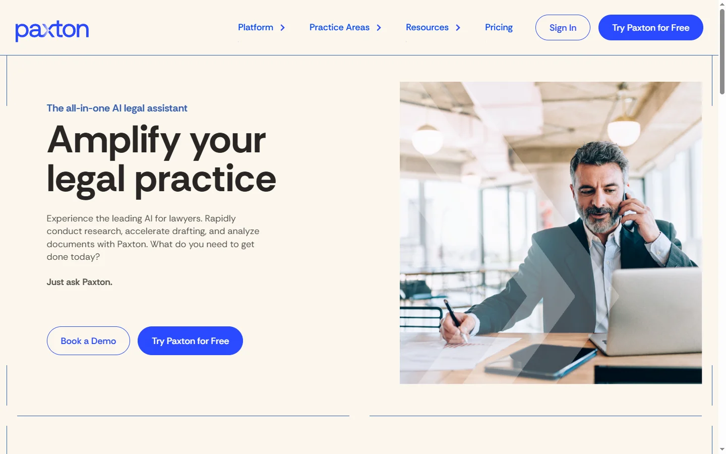 Paxton AI screenshot