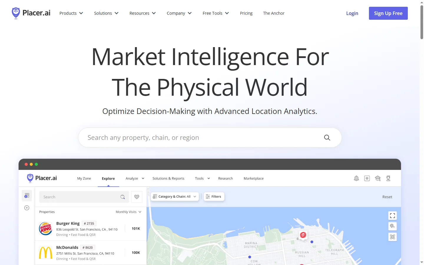 Placer AI screenshot