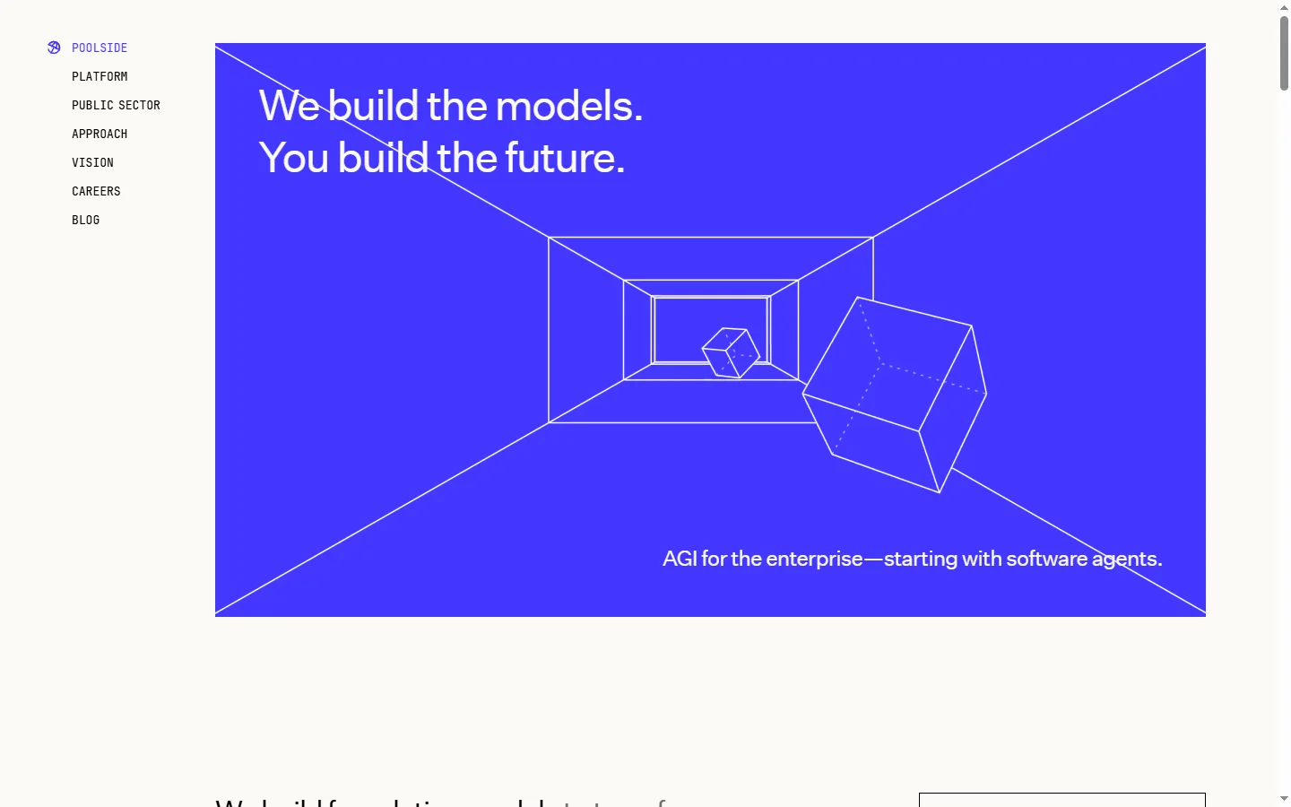 Poolside AI screenshot