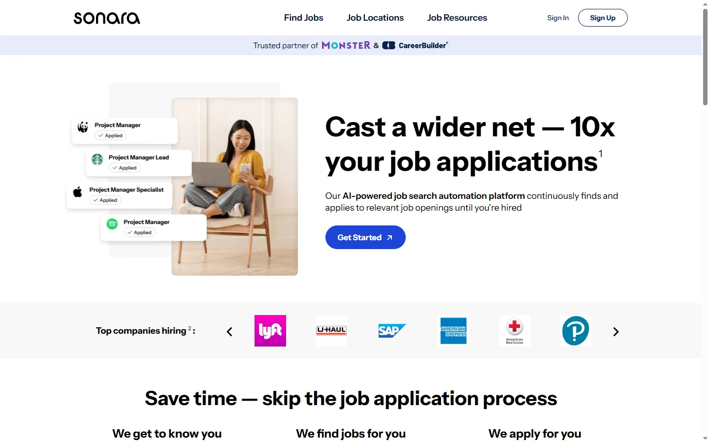 Sonara AI screenshot