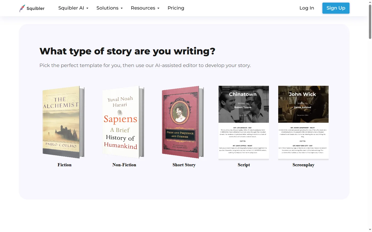 Squibler AI screenshot