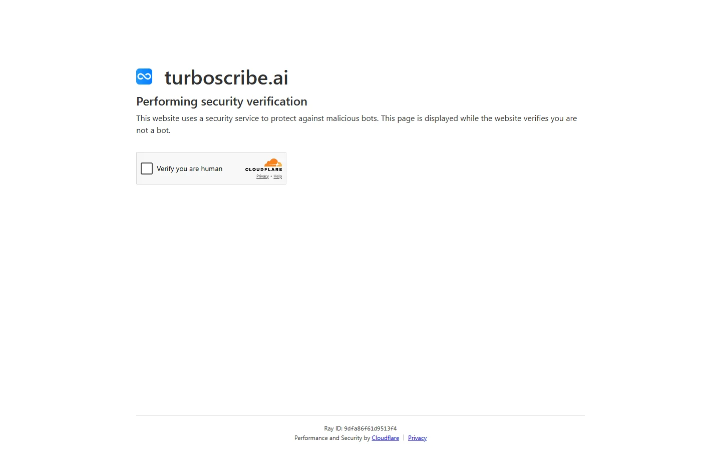 TurboScribe AI screenshot