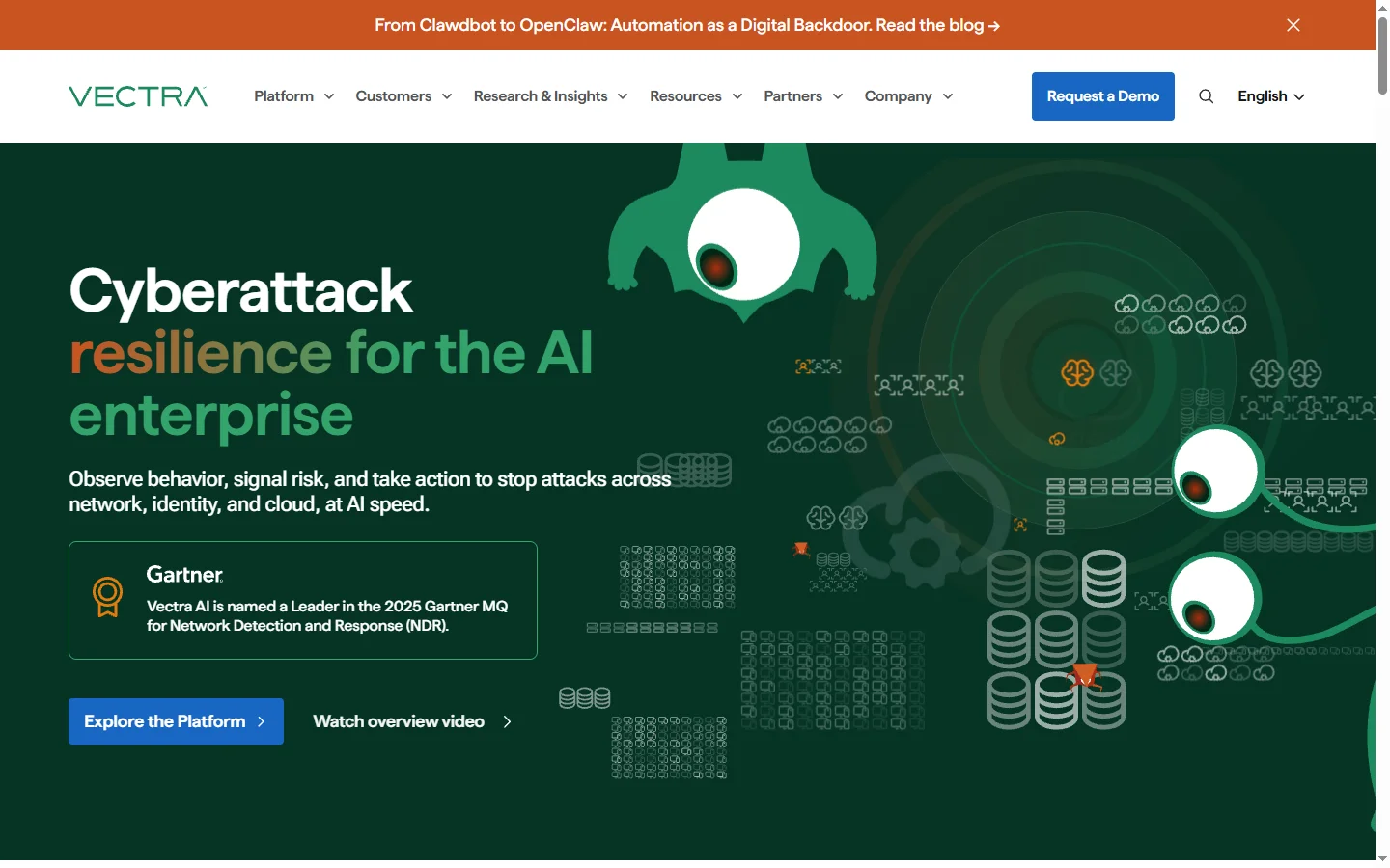 Vectra AI screenshot