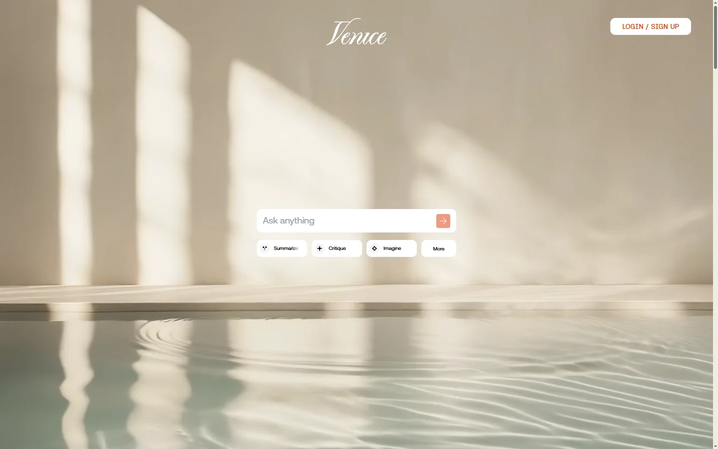 Venice AI screenshot
